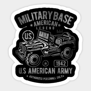 American Army Sticker